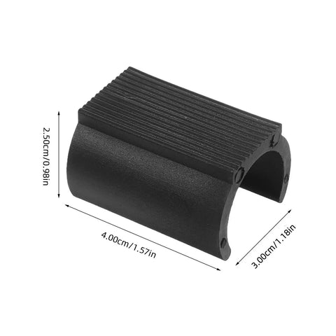 U Shaped Floor Glides For Hardwood Floors 48 Pack Chair Leg Caps With No Slip Ribbed Surface Snap On Open U Slot Design Easy Install