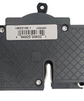 100 Amp Zinsco QCAL100 Compatible 2-Pole Circuit Breaker 1-1/2 Inch Body ETL Listed For Safe And Reliable Panel Replacement, front view