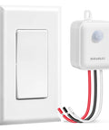 Wireless Light Switch And Receiver Kit No In Wall Wiring Needed RF Remote For Ceiling Lights Lamps And Fans 100 Feet Range
