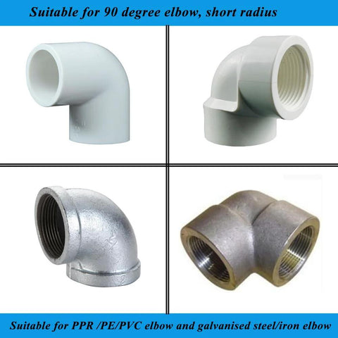 Pipe Repair Clamp For Three Quarter Inch Pipe Elbow Fits 1 OD Pipes And Works With 90 Degree Elbows Leak Sealer For PPR PE And Iron Pipes