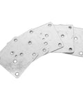 Heavy Duty Furniture Leg Pads And Table Leg Connectors With 25 Piece Mounting Hardware Kit For Chairs Tables And Couches silver steel base mounts