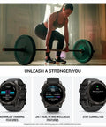 Fenix 8 Multisport GPS Smartwatch With 1.4 Inch AMOLED Display shown with advanced training and health features.