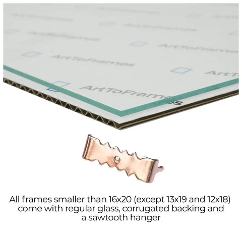 Fresh White Wooden Photo Frame 8X12 Inch Ready To Hang Clean Wall Decor With Crystal Clear Glass Sturdy Backing showing sawtooth hanger
