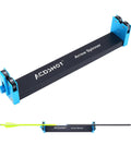 Pro Grade Arrow Spinner Tester For Shaft Straightness And Vane Tuning All Aluminum Arrow Squaring Tool For Precision Shots, black and blue design