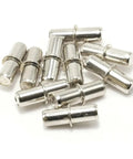 500 Piece Heavy Duty Shelf Support Pins Set For Cabinets And Wardrobes Silver Tone 5mm By 19mm Nickel Plated Iron Durable Cabinet Hardware Image
