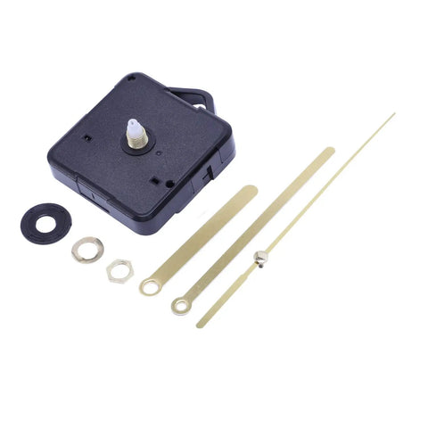 Replacement Wall Clock Movement Kit With Quartz Motor Hands And Fittings For Pendulum Mechanism And 3 Hand Clocks Easy DIY Repair