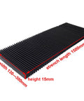 Rugged Flexible Dust Cover For CNC Milling Machines 165 By 15 By 1500 mm Accordion Bellows Guard