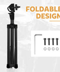 Electronic Mounting Stand With Plate For Drum Pads And Percussion Modules, foldable steel frame, hardware included