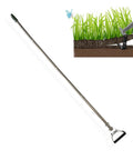 Stirrup Hoe Replacement Head Set for Hula Hoe Garden Weeder 304 Stainless Steel Durable 2 Pack with Dual Cutting Edges in use