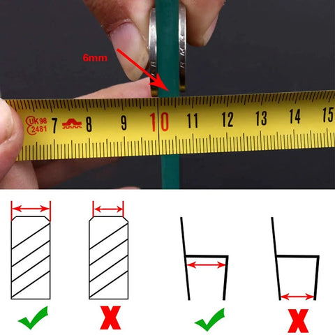 Measuring thickness for Shower Door Seal Strip For Frameless Glass, 120 Inch Cuttable Length, 20mm Water Retaining Edge