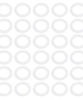 30 Pcs Silicone O Rings VMQ 8mm Outer Diameter And 5mm Inner Diameter 1.5mm Thick Food Safe Sealing Gaskets For Cup Lids Coffee Makers Pumps Hoses Plumbing Auto Machines And More arranged neatly in rows