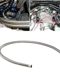Top Grade An6 3/8 Inch Stainless Steel Braided Cpe Fuel Oil Hose Line Kit With Durable Braiding For Heavy Duty Applications And Smooth Fluid Transfer Plus Twenty Foot Length For Easy Routing, braided fuel hose in engine bay