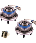 Front Wheel Hub Assembly Replacement Pack of 2 for 1997-2001 Cadillac DeVille, Eldorado, Seville with wire clip