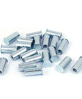 Boss Level M6 Hex Head Self Clinching Standoff 20Mm Zinc Plated Steel Fastener Featuring Bold Full Threads And Hella Secure Grip For Heavy Duty Fabrication Jobs Pack Of Twenty on white background.