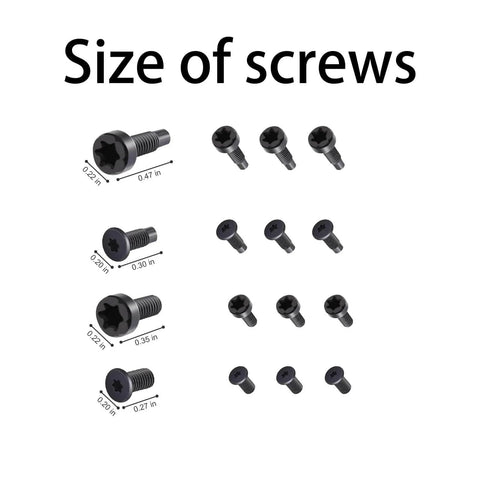 All In One Doorbell Charger For Ring ADT Aiwit Cameras With Included Screwdriver Tool Kit screw sizes illustration