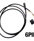 Display Connecting Cable for Electric Scooter and E-Bike Dashboard 6 Pin and 5 Pin Waterproof Throttle Wire Harness