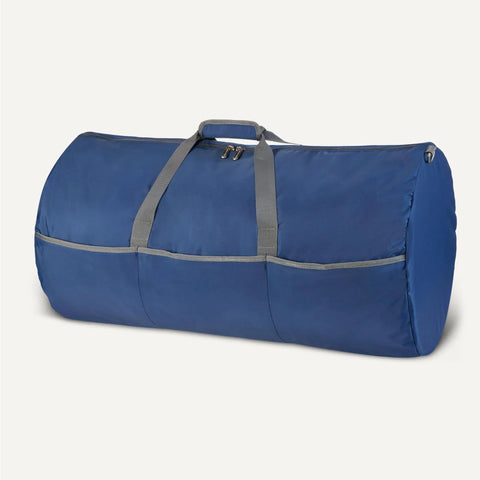Extra Large Foldable Nylon Carryall Duffle Bag For Travel And Storage With Zippered Pockets And Rugged Handles 150 Liter Capacity