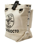 Bull-Pin And Bolt Bag Tool Pouch No 4 Canvas with Tunnel Connection featuring double bottom and D-rings in 5x5x9 inch size