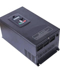 Beefed Up 22KW 380V Three Phase Vector Control VFD Inverter Drive, rectangular box, control panel, black finish