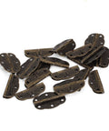 Vintage Engraved Bronze Butterfly Hinges for Cabinets and Jewelry Boxes Pack of 20 With Screws Included, 1.18 Inches Long By 0.83 Inches Wide