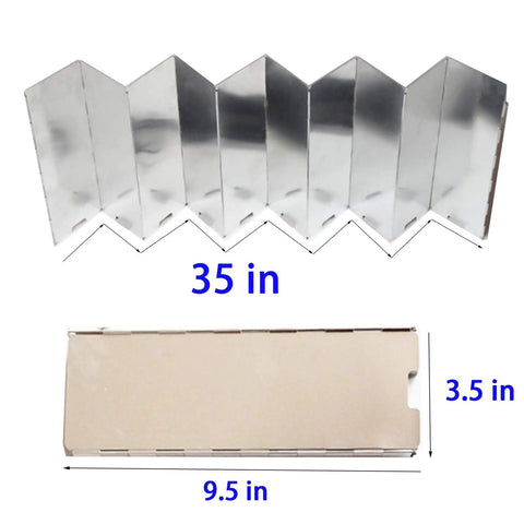 Adjustable Heat Focusing Reflector for 35x9.5 inches round natural gas and propane patio heaters, boosts heat range and efficiency