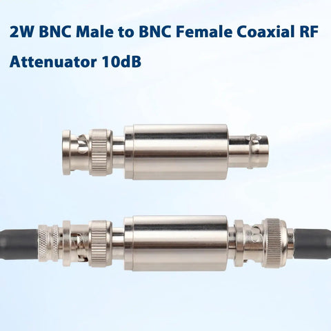 2W BNC Male to BNC Female Coaxial RF Attenuator Ten DB