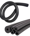 Heavy Duty Foam Pipe Insulation Tubing Set With 1/4 Inch To 3-5/9 Inch ID And 3/5 Inch Wall, 6 Feet Long, Black Non Slip Heat Preserving Tube