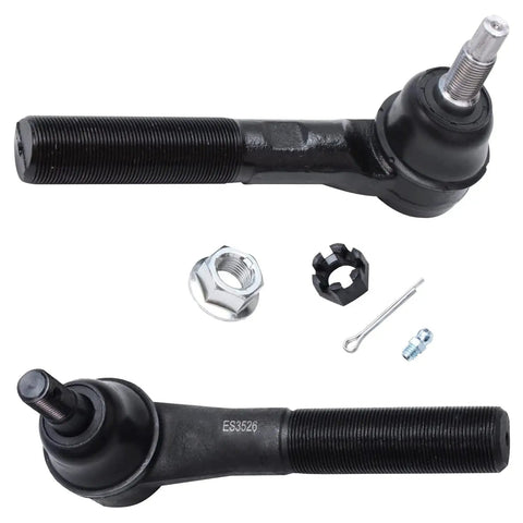 4WD Front 7pc Track Bar And Tie Rods Kit For 00-02 Ram 2500 3500 Includes Inner Outer Tie Rod Ends And Adjustable Sleeves Beefed Up Steering Upgrade For Dodge Ram 1500 4WD, black tie rod ends