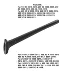 Forged Aluminum Dirt Bike Kickstand Side Stand With Rugged Springs For XC XCW XCF EXC EXCF 150 200 250 300 350 400 450 500 505 530 2008-2015 Black Finish