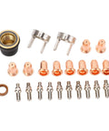 Beast Mode Plasma Cutter Tip And Electrode Kit For CUT 55DS Pro And CUT 65DS includes electrodes, nozzles, and components