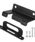 Vehicle Side Wire Harness Mounting Bracket Kit For 4 Pin Trailer Plug And 4-Way Flat Connector, includes mounting screws