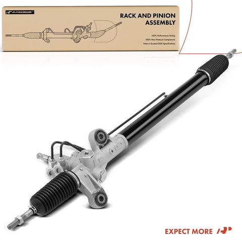 Hydraulic Power Steering Rack And Pinion For Honda Accord 2008 2009 2010 2011 2012 Left Hand Drive With Inner Tie Rods And Dust Boots