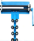 Heavy Duty Sheet Metal Bead Roller Machine With 6 Die Sets Rotary Beading Bender For 1.2 mm 18 Gauge Steel 457 mm Throat Depth