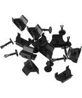 10 Pack Front Bumper Clip Kit For Camry And Corolla, OEM 53879-58010 Replacement Pins And Clips, black plastic fasteners
