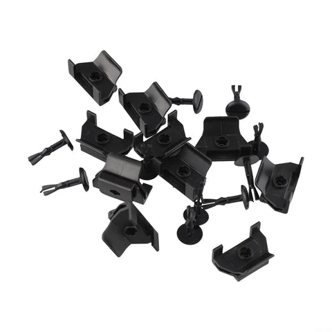 10 Pack Front Bumper Clip Kit For Camry And Corolla, OEM 53879-58010 Replacement Pins And Clips, black plastic fasteners