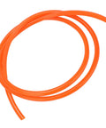 Heavy Duty Flexible TPU Pneumatic Air Hose With Reinforced Wall Pressure Resistance For Woodworking Tools And Air Compressors Built Tough As Nails For Daily Shop Tasks, orange TPU hose coiled.