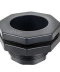 Heavy Duty Three Inch PVC Bulkhead Fitting Kit With Reinforced Seals for tanks, featuring a hexagonal design and internal female threads.