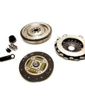 Street Ready Clutch And Flywheel Conversion Kit For BMW 318i 318is 318ti Z3 1991 To 1998 L4 1.9L Engine components laid out.