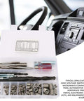 Heavy Duty Stainless Steel Thread Repair Kit With Tap Drill Tool Kick Ass Helicoil Wire Inserts For Stripped Auto Engine Blocks in organized case.