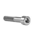 Close-up of a premium titanium socket head bolt M10x55mm for CNC and heavy-duty use.