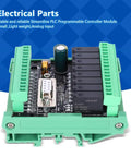 Heavy Duty Programmable Logic Controller Module, Straight Shooter FX2N Industrial Automation Gear, compact relay module with output terminals.