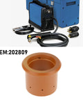 1x Plasma Cutter Swirl Ring Replacement For Miller ICE 25C 27C 27T And AirForce 400 OE 202809 Fits Spectrum 375 400 Series shown