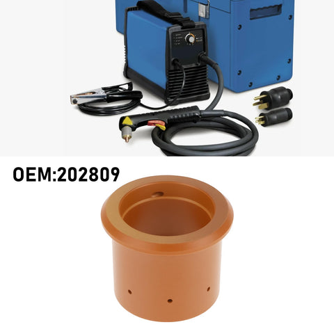 1x Plasma Cutter Swirl Ring Replacement For Miller ICE 25C 27C 27T And AirForce 400 OE 202809 Fits Spectrum 375 400 Series shown