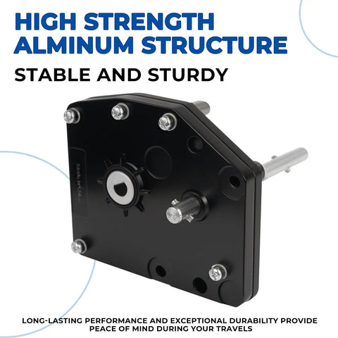 Fifth Wheel Landing Gear Box For Your RV Aluminum Gearbox Replacement 276602 179015 LG179015
