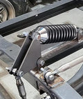 Heavy Duty Five Eighths Inch Heim Joints Rod End Kit With Chromoly Panhard Bar Right And Left Hand Thread Tube Adapter And Jam Nut For Steering Suspension And Traction Bars Includes Two Pairs installed on suspension bracket