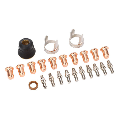 Beast Mode Plasma Cutter Tip And Electrode Kit For CUT 55DS Pro And CUT 65DS, showing electrodes and nozzles components.