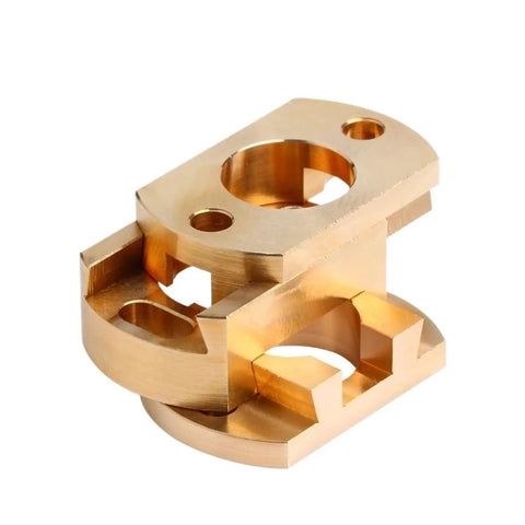 Heavy Duty 18mm Oldham Coupler For Ender 3 V2 And CR10 Series Z Axis Upgrade Kit With 8mm Lead Screw Hotbed Support Two Pack Solid Durable Gear, gold metal coupler