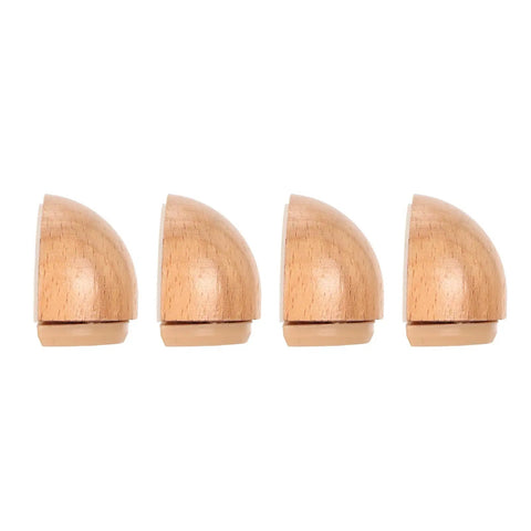 Heavy Duty Door Stops With Durable Synthetic Wood And Silicone Construction Ideal For Bedroom, Bathroom, Living Room And Office