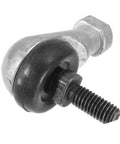 Rock Solid M10 Male Ball Joint Rod End Bearing With 10mm Bore And 90 Degree Pivot For Shop Grade Linkages, detailed view.