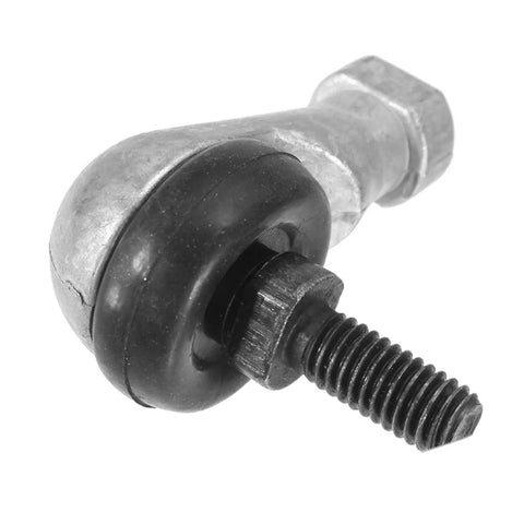 Rock Solid M10 Male Ball Joint Rod End Bearing With 10mm Bore And 90 Degree Pivot For Shop Grade Linkages, detailed view.
